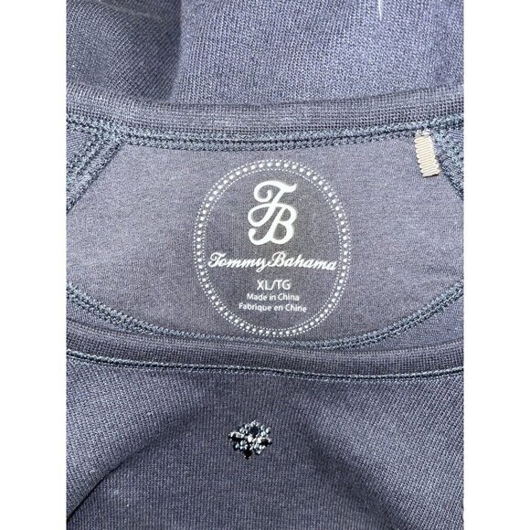 Tommy Bahama Black Pullover Sweatshirt Beaded Size XL New - Picture 5 of 5